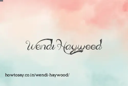 Wendi Haywood