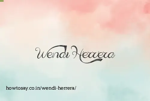 Wendi Herrera