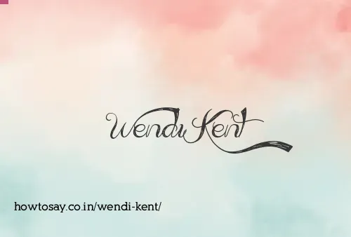 Wendi Kent