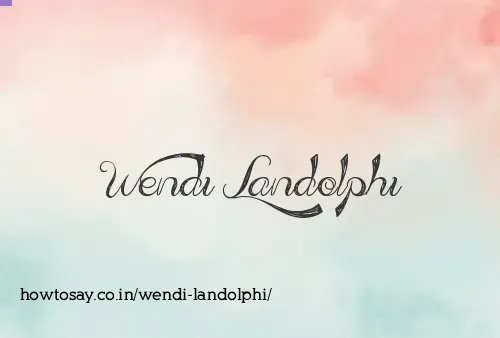 Wendi Landolphi