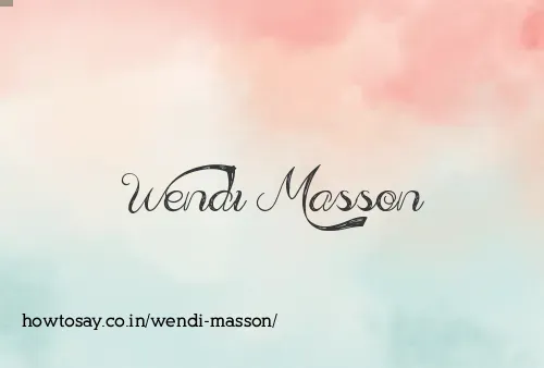 Wendi Masson