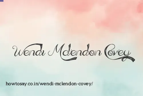 Wendi Mclendon Covey