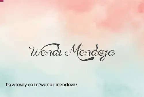 Wendi Mendoza