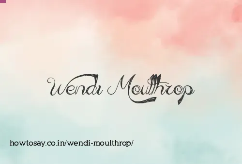 Wendi Moulthrop