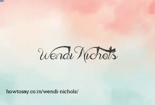 Wendi Nichols