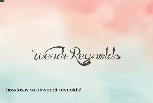 Wendi Reynolds