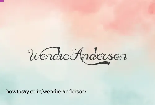 Wendie Anderson