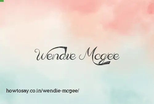 Wendie Mcgee