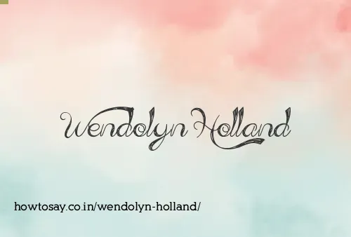 Wendolyn Holland