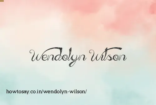 Wendolyn Wilson