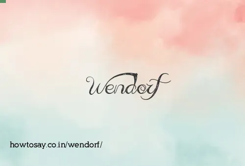 Wendorf