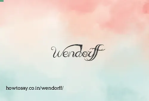 Wendorff