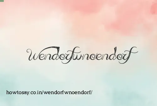 Wendorfwnoendorf