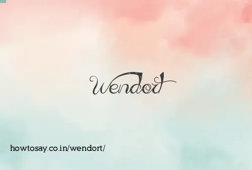 Wendort