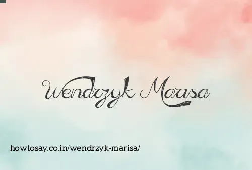 Wendrzyk Marisa