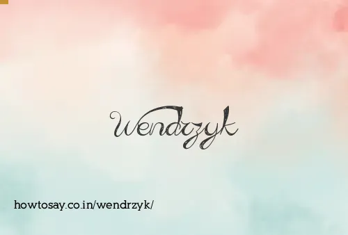 Wendrzyk