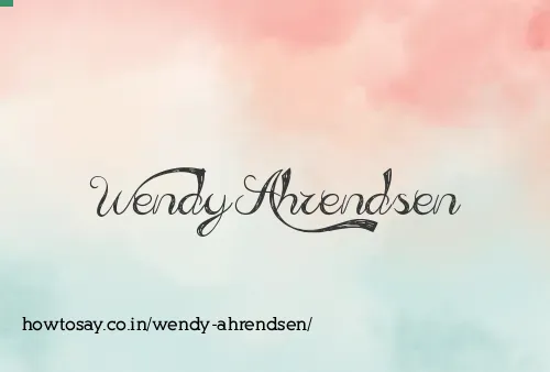 Wendy Ahrendsen