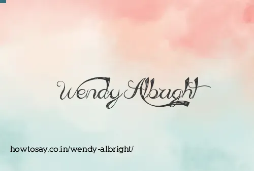Wendy Albright