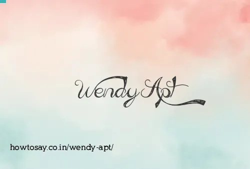 Wendy Apt