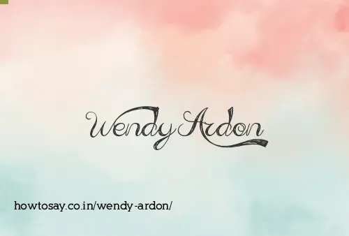 Wendy Ardon