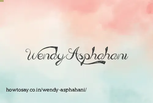 Wendy Asphahani