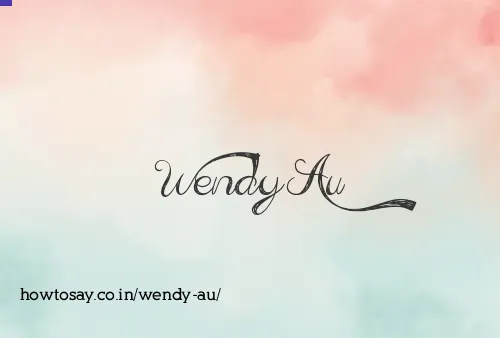 Wendy Au