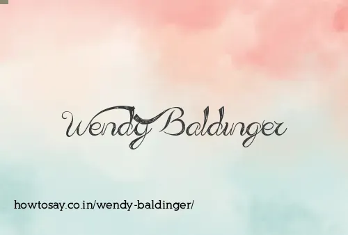 Wendy Baldinger