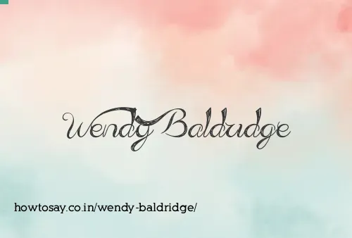 Wendy Baldridge