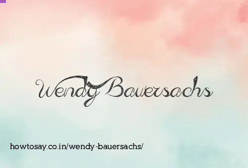 Wendy Bauersachs