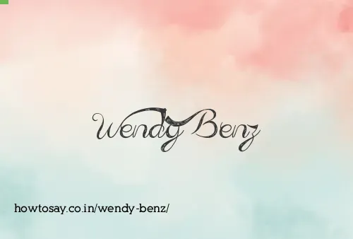 Wendy Benz