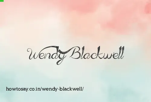 Wendy Blackwell