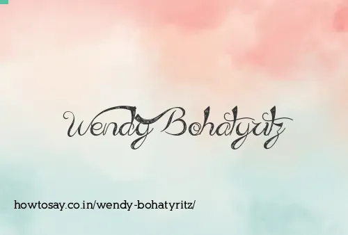 Wendy Bohatyritz