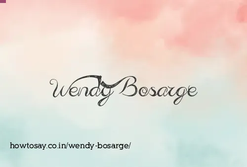 Wendy Bosarge