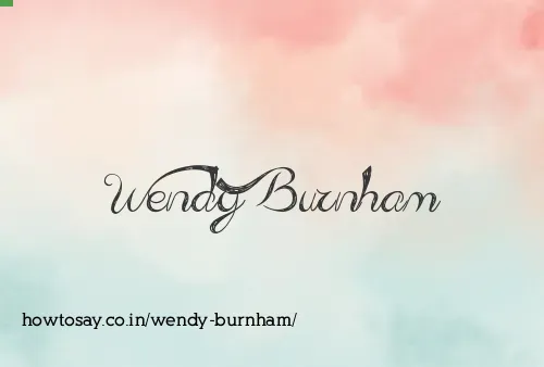 Wendy Burnham