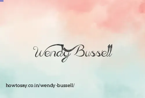 Wendy Bussell