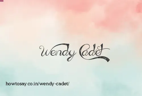 Wendy Cadet