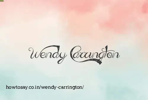 Wendy Carrington