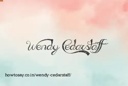 Wendy Cedarstaff