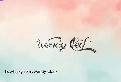 Wendy Clerf