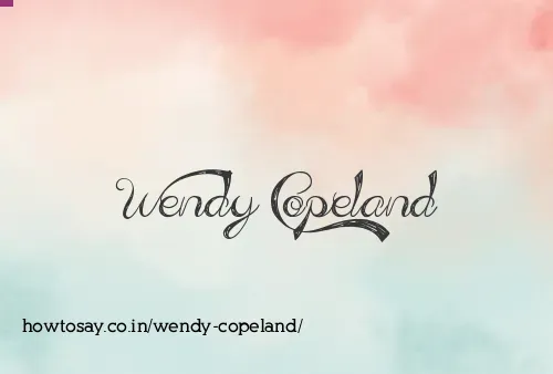 Wendy Copeland