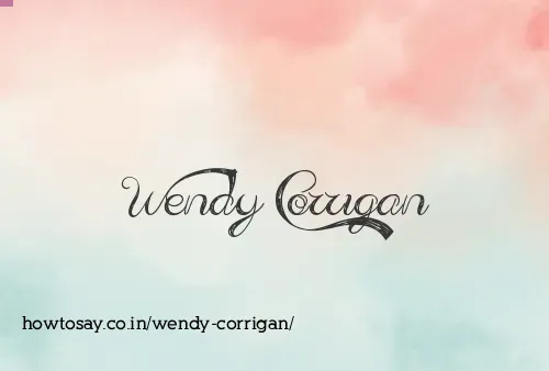 Wendy Corrigan