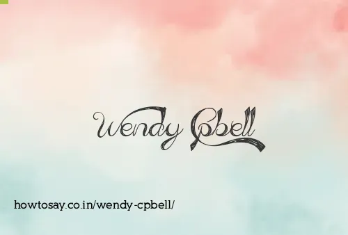 Wendy Cpbell