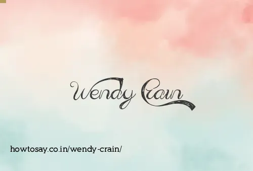 Wendy Crain