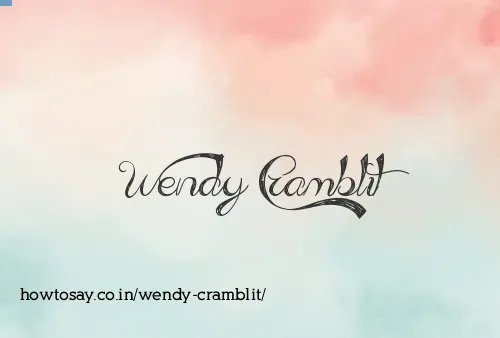 Wendy Cramblit