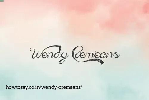 Wendy Cremeans
