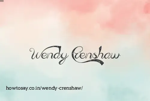 Wendy Crenshaw