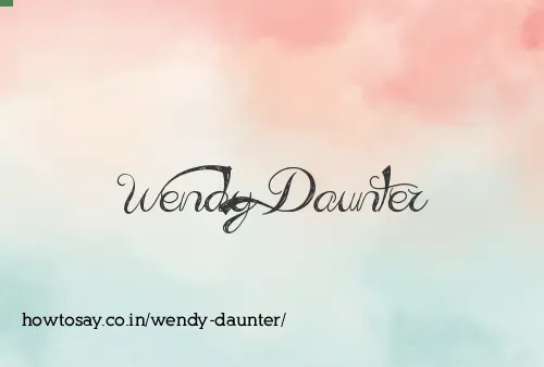 Wendy Daunter