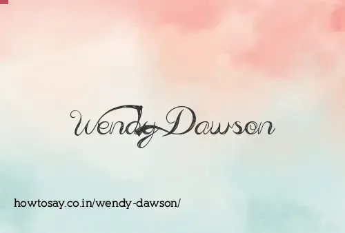 Wendy Dawson