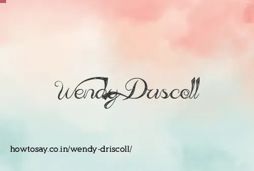 Wendy Driscoll