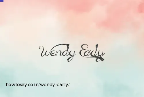 Wendy Early